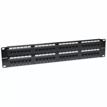 Intellinet skirstomasis skydas, Cat6, UTP, 48 prievadų, 2U, juodas