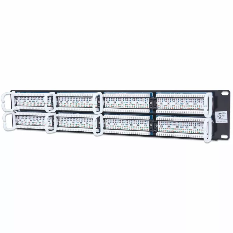 Intellinet jungčių skydas, Cat5e, UTP, 48 prievadų, 2U, juodas