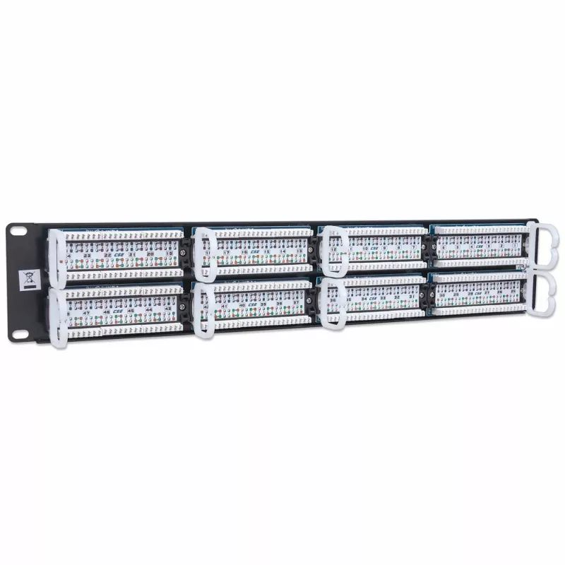 Intellinet jungčių skydas, Cat5e, UTP, 48 prievadų, 2U, juodas