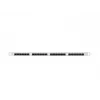 LANBERG PPU6-0024-S skirstomasis skydas, 24 prievadai, Cat6, metalinis, 0,5U, 440×22,3×99 mm