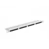 LANBERG PPU6-0024-S skirstomasis skydas, 24 prievadai, Cat6, metalinis, 0,5U, 440×22,3×99 mm