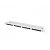 LANBERG PPU6-0024-S skirstomasis skydas, 24 prievadai, Cat6, metalinis, 0,5U, 440×22,3×99 mm