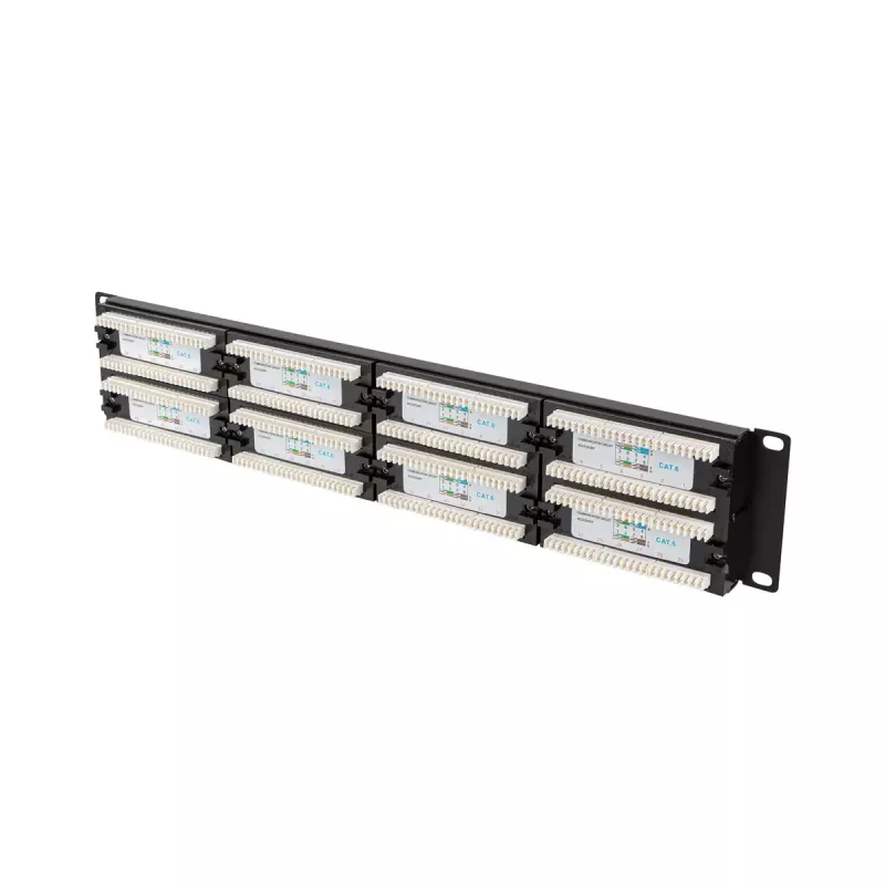 Racko priedas Lanberg PPU6-2048-B 19 colių 2U 48 prievadų