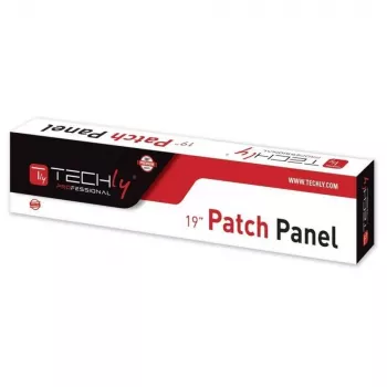 Techly Patch Panel UTP 24 prievadai RJ45 Cat.5E I-PP 24-RU-C5ET