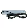 Techly I-CASE STRIP-16SH maitinimo skirstytuvas (PDU) 6 AC lizdų 1.5U juodas, sidabrinis