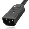 Techly 8 lizdų PDU 19 colių 1 HE C14 2 m juoda/raudona