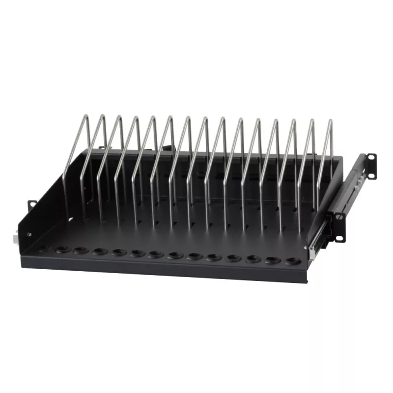 Rack lentyna Techly I-CABINET-TRAY14BK Juoda 4U 19 colių