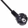Power Strip Techly 9 vietų 19 colių stovo Schuko kištukas jungiklis 1U juoda raudona