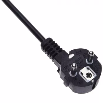 Power Strip Techly 9 vietų 19 colių stovo Schuko kištukas jungiklis 1U juoda raudona
