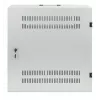 Intellinet Low-Profile 19 colių sieninis spintos stovas su 4U horizontaliomis ir 2U vertikaliomis bėgiais, kompaktiškas 170 mm gylio korpusas, idealus AV, multimedijos ir vaizdo stebėjimo programoms, surinktas, pilka RAL 7035