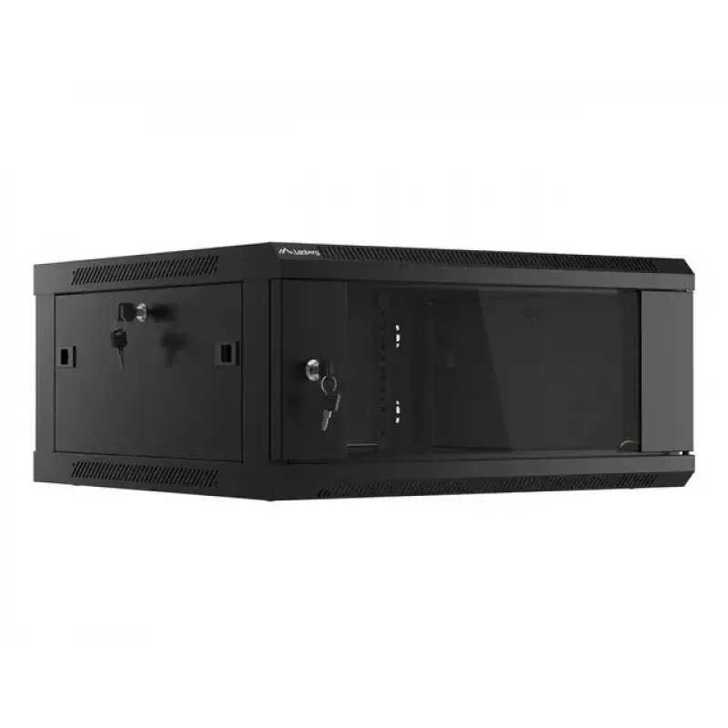 Sieninis 19 inch stovo korpusas Lanberg WF01-6604-10B 4U juodas