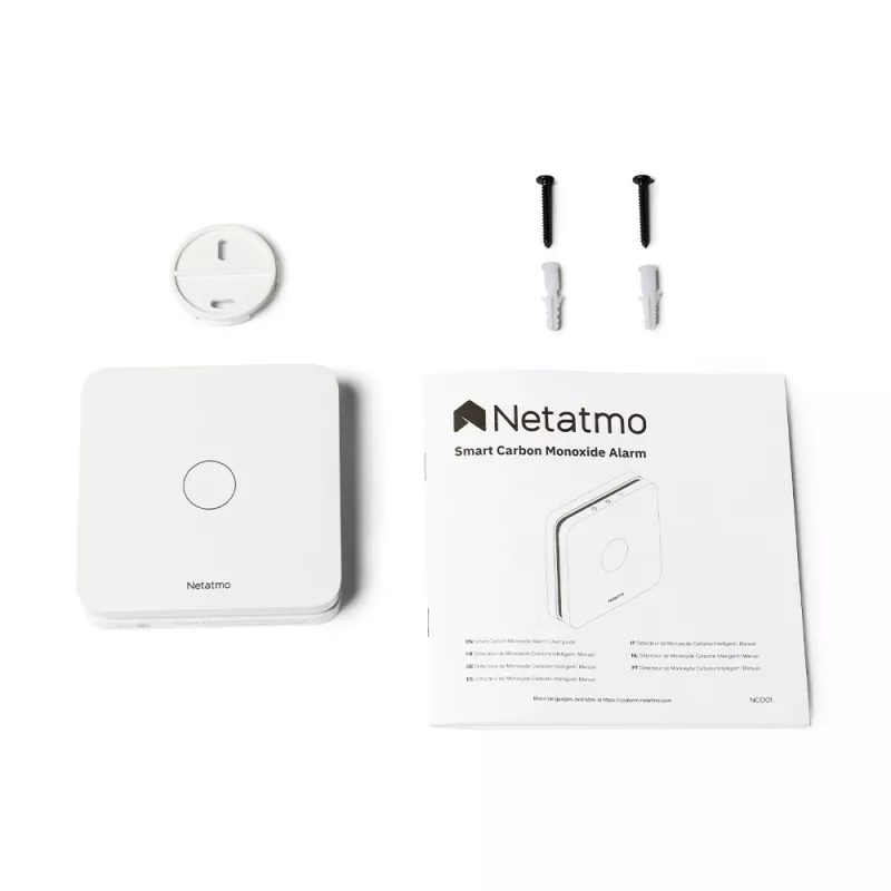 Anglies monoksido detektorius „Netatmo Smart Carbon Monoxide Alarm“