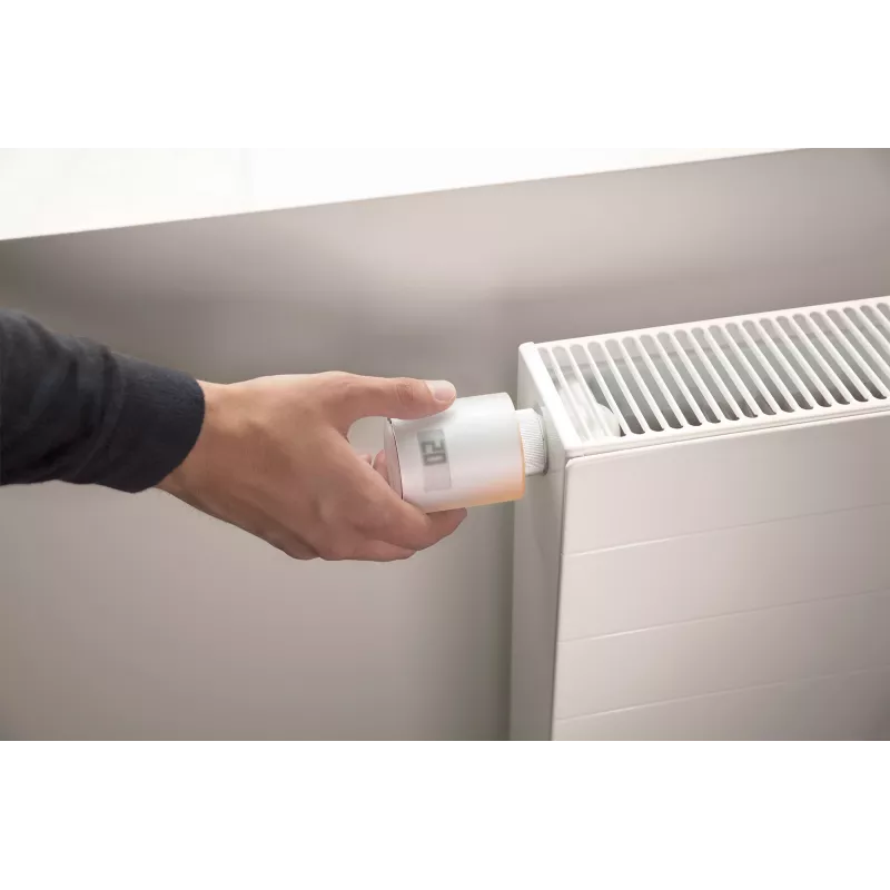 Netatmo Starter Pack - išmanieji radiatorių vožtuvai, balti, 0 - 50 °C, 2400 MHz, 100 m, 5 - 30 °C, °C