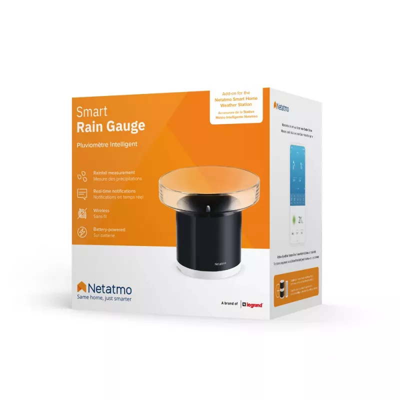Netatmo Smart Rain Gauge – išmanus lietaus matuoklis