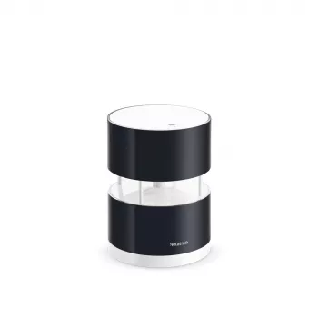 Netatmo Smart Anemometras, vėjo greitis, belaidis, Wi-Fi, 0–45 m/s, 100 m, juoda, permatomas