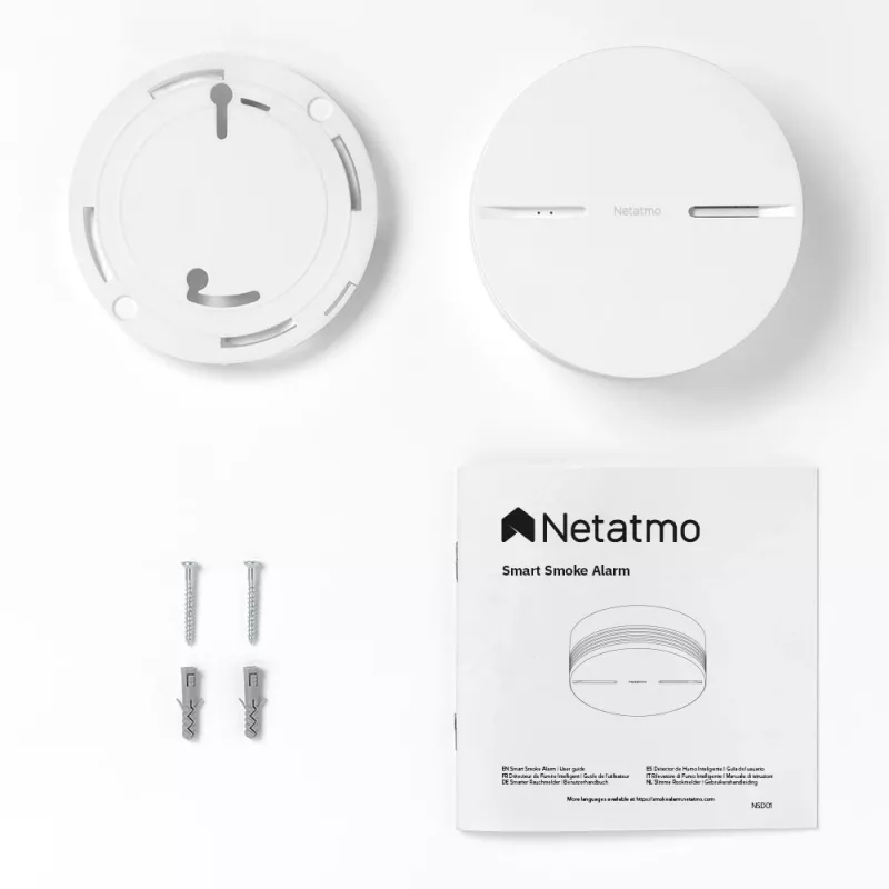 Netatmo NA-NSA-EC belaidis tarpusavyje jungiamas dūmų detektorius