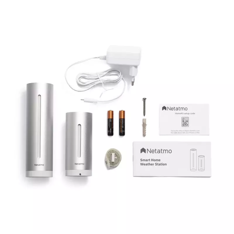 Netatmo Rain Pack – išmani orų stotelė + išmanus lietaus matuoklis