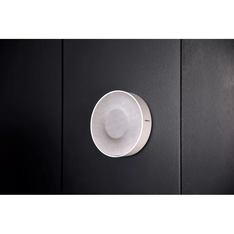Belaidė sirena Netatmo NA-NIS01 Indoor White, 110 dB, USB prievadas, AA x4, 130×35×130 mm