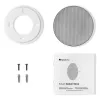 Belaidė sirena Netatmo NA-NIS01 Indoor White, 110 dB, USB prievadas, AA x4, 130×35×130 mm