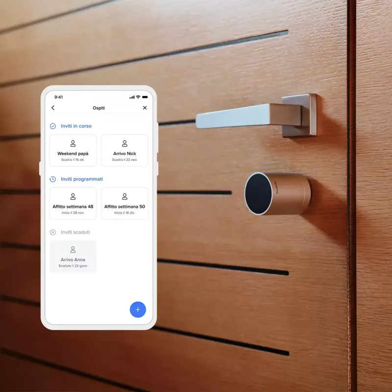 Išmanioji durų spyna Netatmo NDL-EC Keyless Black Grey