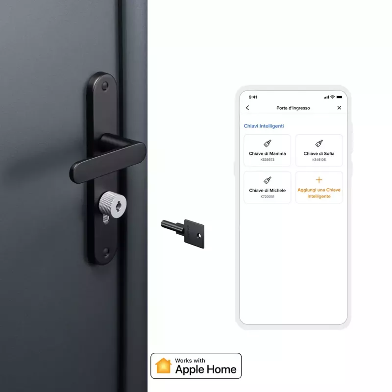 Išmanioji durų spyna Netatmo NDL-EC Keyless Black Grey