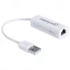 Manhattan USB-A Fast Ethernet Adapter 10/100 Mbps, USB 2.0, RJ45, baltas