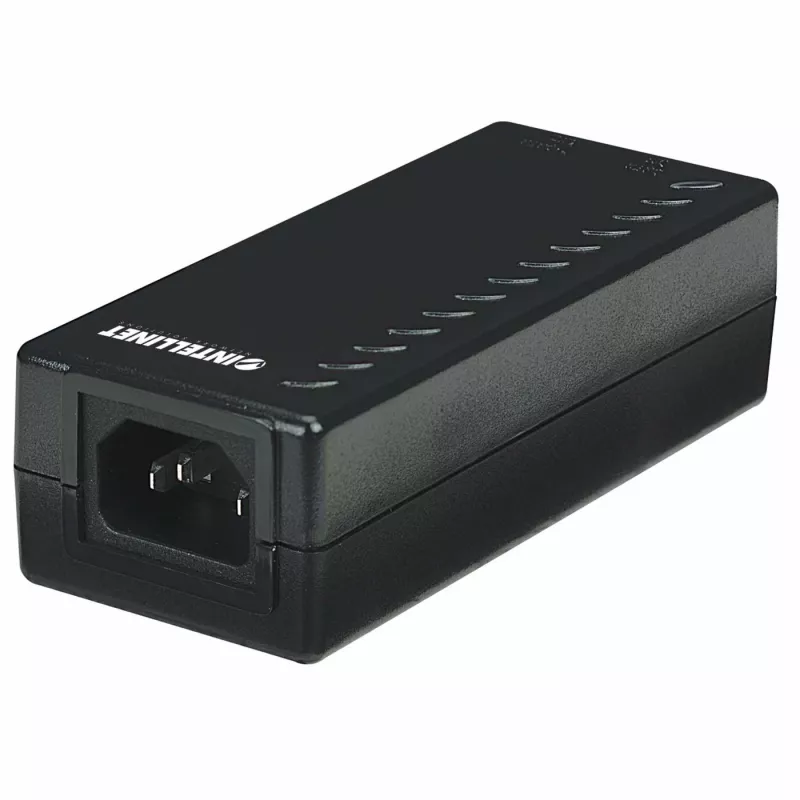 Intellinet Power over Ethernet (PoE) įpurškiklis, 1 prievadas, 48 V nuolatinė srovė, suderinamas su IEEE 802.3af