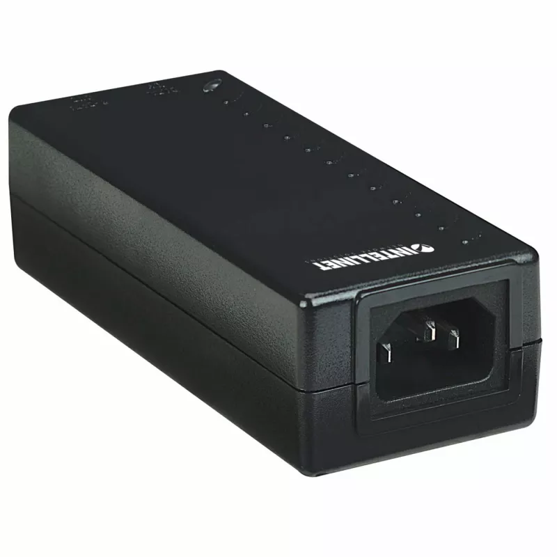 Intellinet Power over Ethernet (PoE) įpurškiklis, 1 prievadas, 48 V nuolatinė srovė, suderinamas su IEEE 802.3af