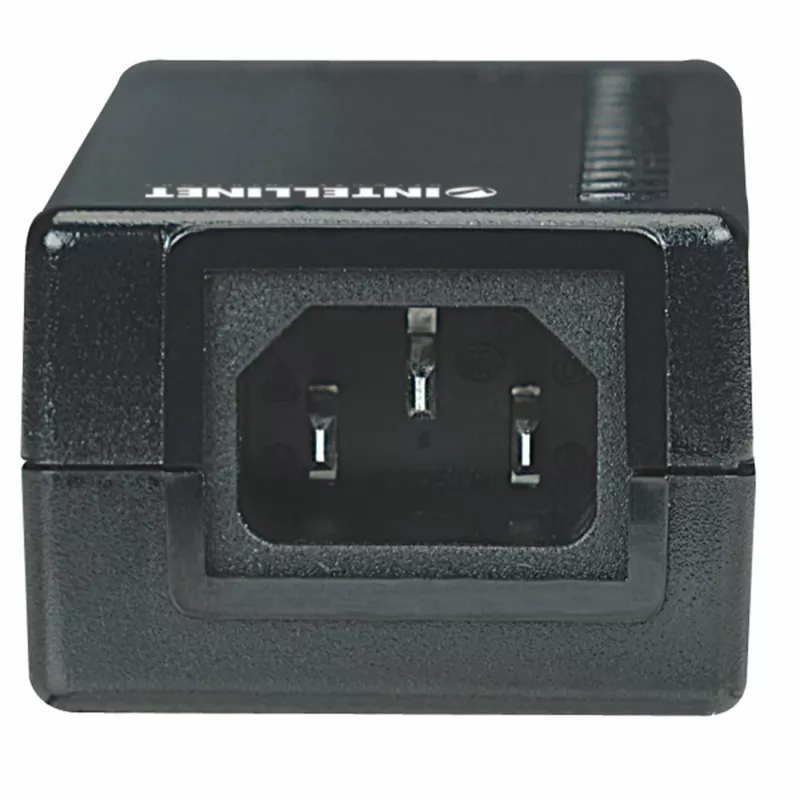 Intellinet Power over Ethernet (PoE) įpurškiklis, 1 prievadas, 48 V nuolatinė srovė, suderinamas su IEEE 802.3af