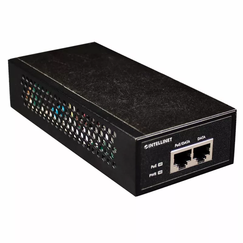 Intellinet Gigabit didelės galios PoE+ injektorius, 1 x 30 W, IEEE 802.3at/af Power over Ethernet (PoE+/PoE)