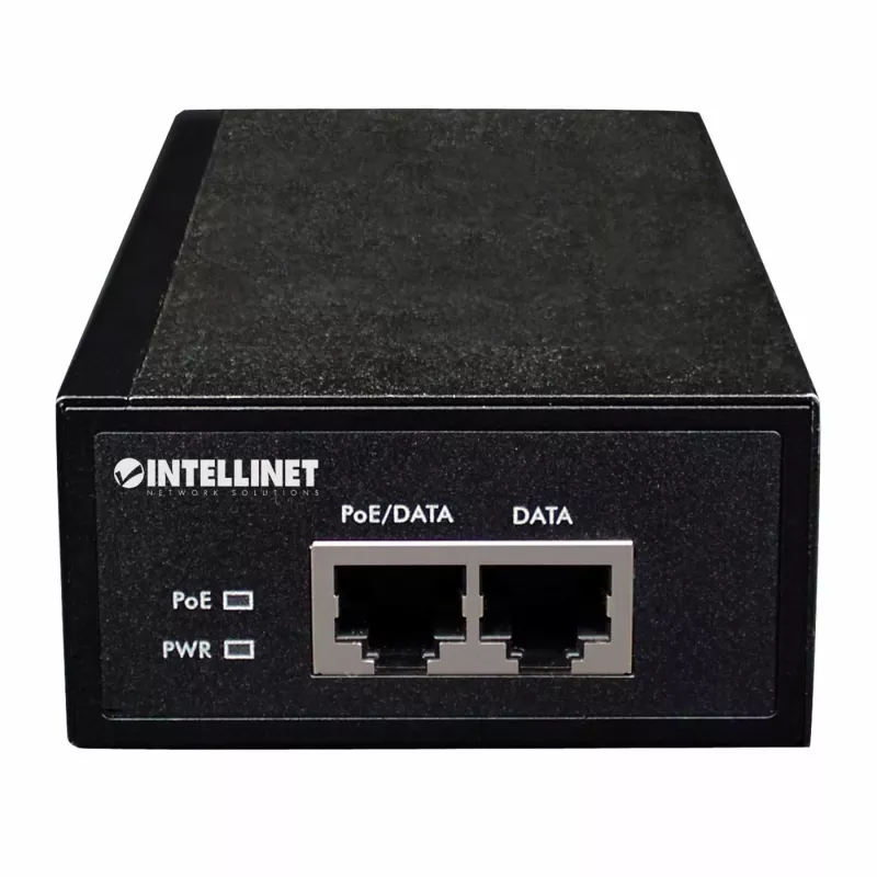 Intellinet Gigabit didelės galios PoE+ injektorius, 1 x 30 W, IEEE 802.3at/af Power over Ethernet (PoE+/PoE)