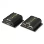 Techly IDATA EXT-E70POED HDMI ilgintuvas AV siųstuvas ir imtuvas juodas