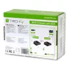Techly IDATA EXT-E70POED HDMI ilgintuvas AV siųstuvas ir imtuvas juodas
