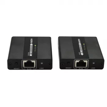 Techly IDATA EXT-E71 AV siųstuvas ir imtuvas HDMI ilgintuvas per Ethernet juodas