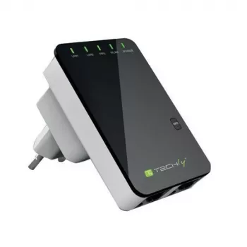 Techly Wall Plug Wireless Router 300N Wi-Fi 4 – belaidis maršrutizatorius kištukiniame korpuse
