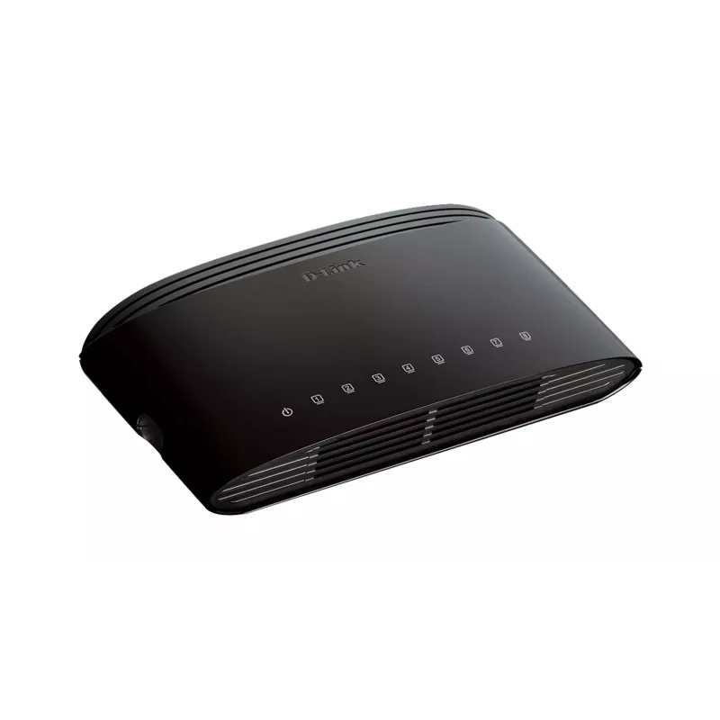 D-Link DGS-1008D nevaldomas Fast Ethernet (10/100) juodas