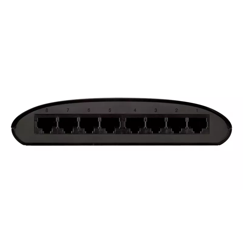D-Link DGS-1008D nevaldomas Fast Ethernet (10/100) juodas