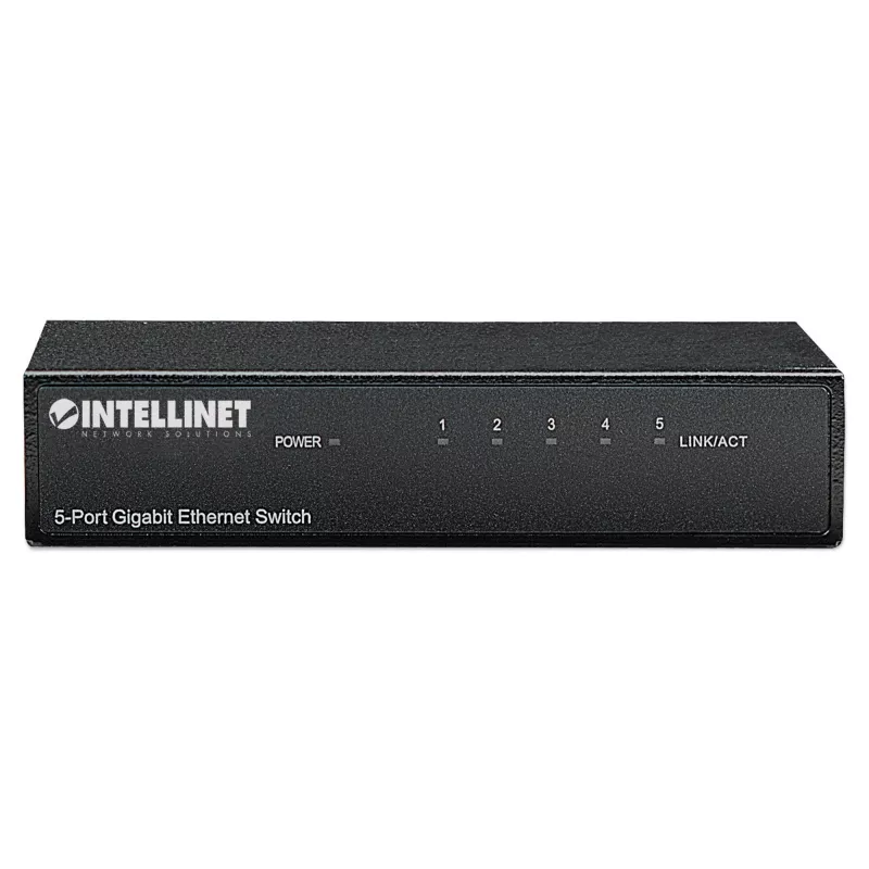 Intellinet 5 prievadų Gigabit Ethernet komutatorius, stalinis, metalinis korpusas, IEEE 802.3az (Energy Efficient Ethernet)