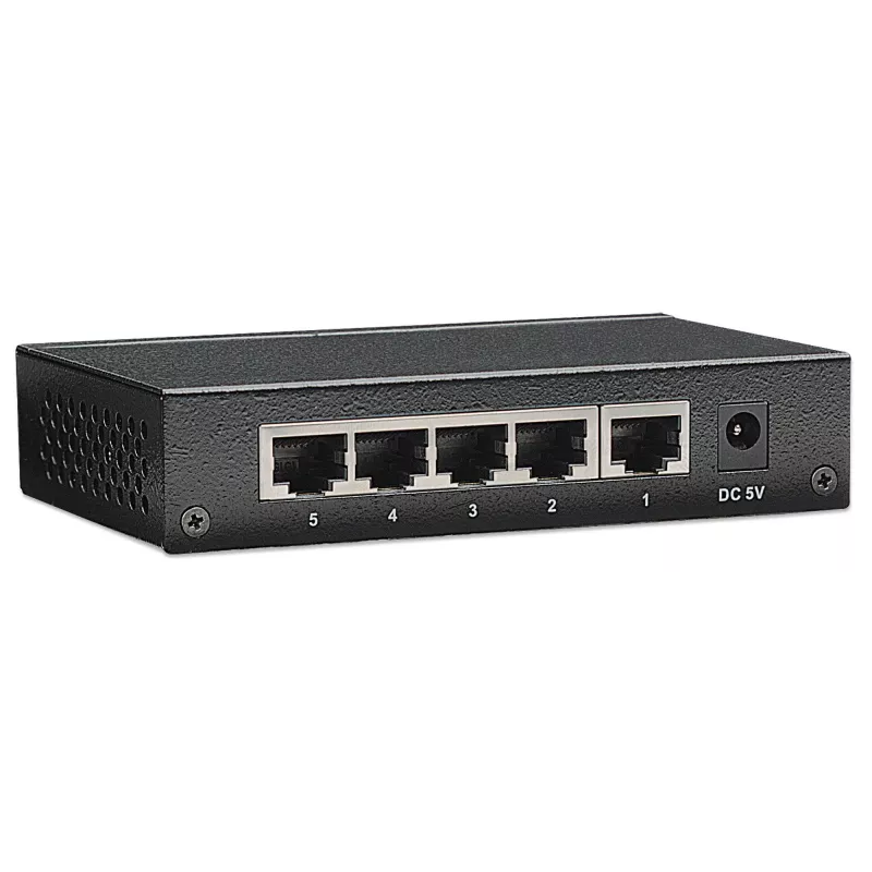 Intellinet 5 prievadų Gigabit Ethernet komutatorius, stalinis, metalinis korpusas, IEEE 802.3az (Energy Efficient Ethernet)