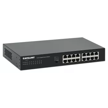 Nevaldomas komutatorius Manhattan 561815 16 prievadų Gigabit Ethernet 10/100/1000