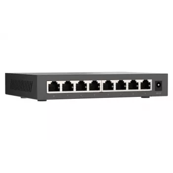 QNAP QSW-1108-8T-R2 tinklo jungiklis nevaldomas 2.5G Ethernet (100/1000/2500) stalinis juodas
