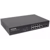 Valdomas jungiklis Intellinet 8 prievadų Gigabit Ethernet PoE+ su 2 SFP prievadais