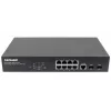 Valdomas jungiklis Intellinet 8 prievadų Gigabit Ethernet PoE+ su 2 SFP prievadais
