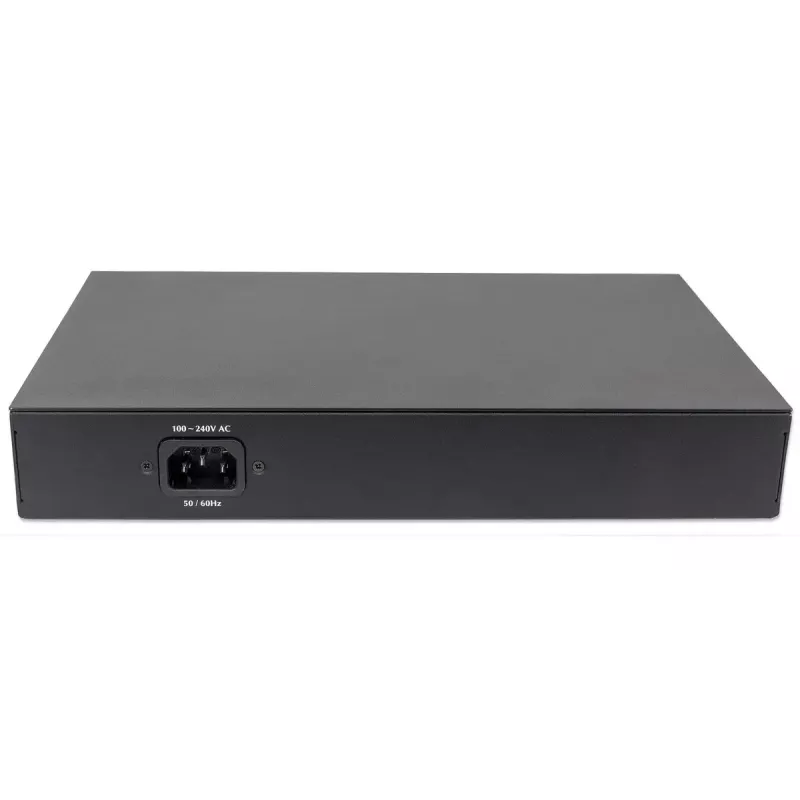 Valdomas jungiklis Intellinet 8 prievadų Gigabit Ethernet PoE+ su 2 SFP prievadais