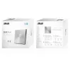 ASUS ZenDrive U9M išorinis DVD±RW optinis diskų įrenginys, sidabrinis