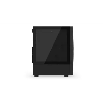 Kompiuterio korpusas KRUX VAKO KRX0132 ATX juodas — grūdintas stiklas, RGB, tinka Mini‑ATX, GPU iki 31 cm, CPU aušintuvas iki 15,9 cm