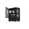 Kompiuterio korpusas KRUX VAKO KRX0132 ATX juodas — grūdintas stiklas, RGB, tinka Mini‑ATX, GPU iki 31 cm, CPU aušintuvas iki 15,9 cm