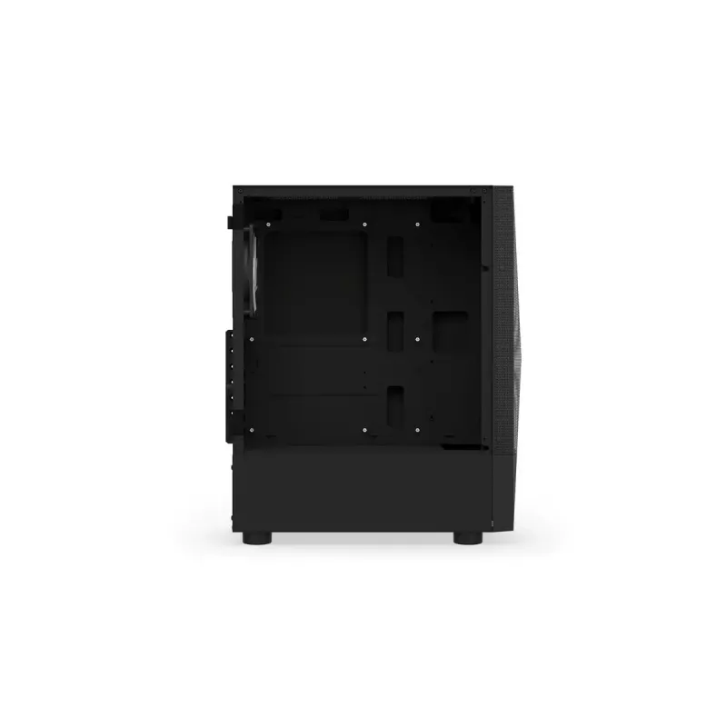 Kompiuterio korpusas KRUX VAKO KRX0132 ATX juodas — grūdintas stiklas, RGB, tinka Mini‑ATX, GPU iki 31 cm, CPU aušintuvas iki 15,9 cm