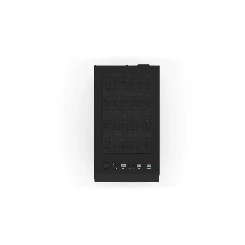Kompiuterio korpusas KRUX VAKO KRX0132 ATX juodas — grūdintas stiklas, RGB, tinka Mini‑ATX, GPU iki 31 cm, CPU aušintuvas iki 15,9 cm