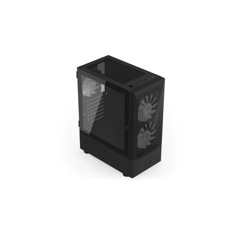 Kompiuterio korpusas KRUX VAKO KRX0132 ATX juodas — grūdintas stiklas, RGB, tinka Mini‑ATX, GPU iki 31 cm, CPU aušintuvas iki 15,9 cm